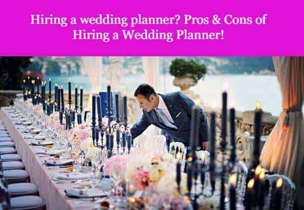 Hiring a wedding planner