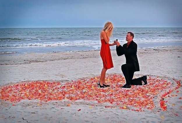hot beach proposal
