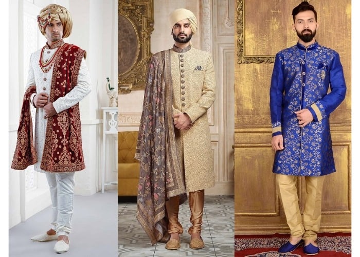 Shop Wedding Sherwani For Men Online In India - Tasva